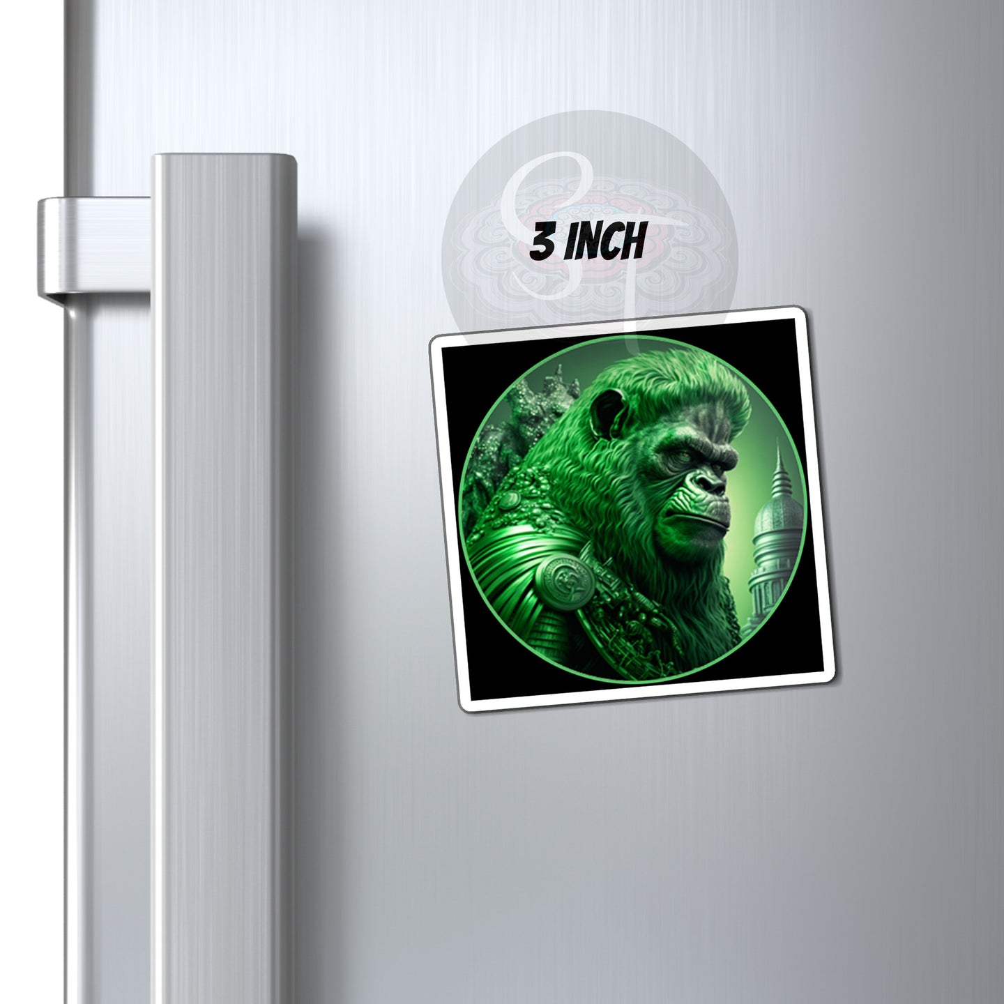 Emerald Ape King - Magnets 3x3, 4x4, 6x6