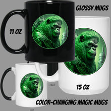 Load image into Gallery viewer, Emerald Ape King - Cups Mugs Black, White &amp; Color-Changing