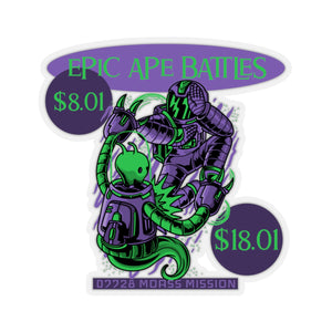 Epic Ape Battles - Magnets or Stickers in Multiple Sizes