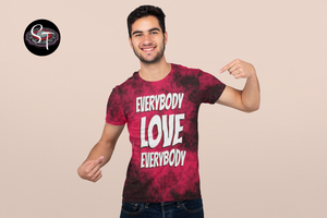 Everybody Love Everybody - AOP Crew Neck T-shirt Short Sleeve