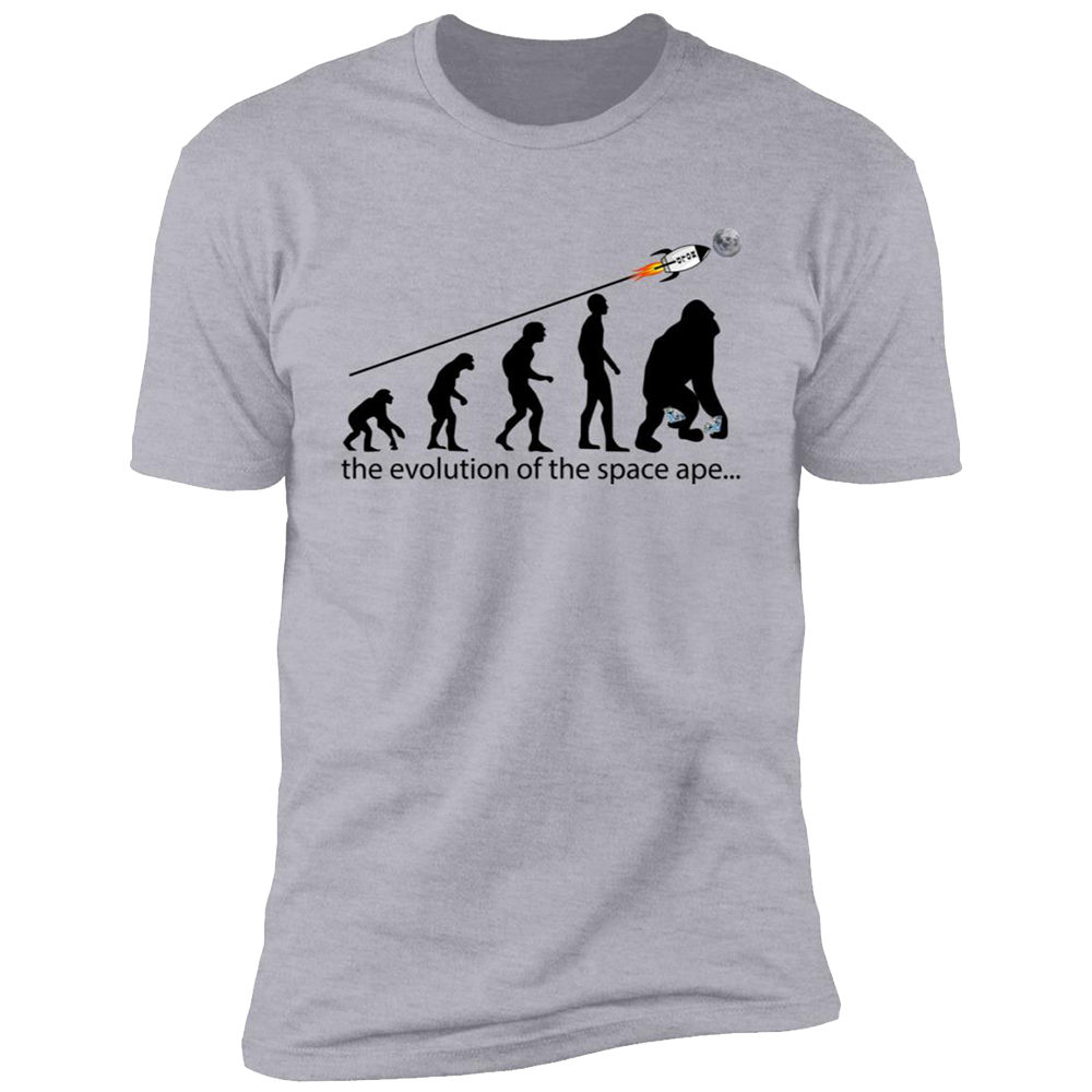 Evolution of the Space Ape - Premium & Ringer Short Sleeve T-Shirts