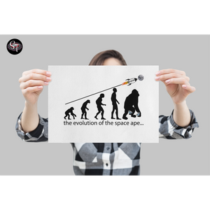 Evolution of the Space Ape – Posters in various sizes, Landscape