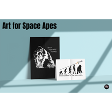 Load image into Gallery viewer, Evolution of the Space Ape – Posters in various sizes, Landscape