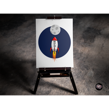 Load image into Gallery viewer, HOLD Moon Rocket Posters in various sizes, Portrait or Landscape