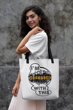 Load image into Gallery viewer, I&#39;m Obsessed With This - AOP Tote Bag, 3 size options