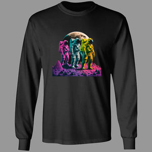 Moon Walk Neon Premium Short & Long Sleeve T-Shirts Unisex