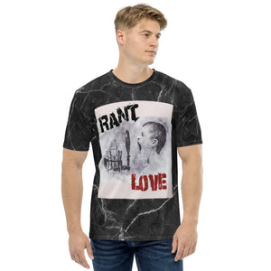Rant Love Scream - AOP Crew Neck T-shirt Short Sleeve