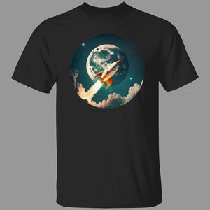 Rocket to Moon Premium Short & Long Sleeve T-Shirts Unisex