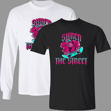 Shred the Street Premium Short & Long Sleeve T-Shirts Unisex
