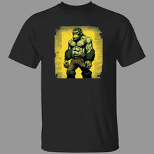 Load image into Gallery viewer, Black Tshirt with Green Gorilla Comic Image
