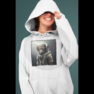 Space Ape White Pullover Hoodies & Sweatshirts