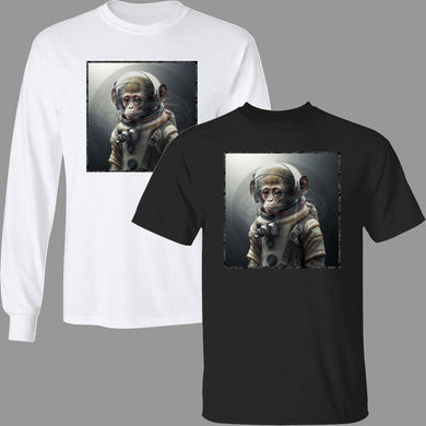 Space Ape White Premium Short & Long Sleeve T-Shirts Unisex