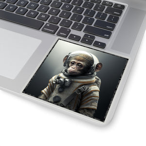 Space Ape White Suit - Kiss-Cut Stickers, 4 size options