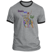 Load image into Gallery viewer, Stonks Only Go Up - Premium &amp; Ringer Short Sleeve T-Shirts