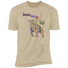 Load image into Gallery viewer, Stonks Only Go Up - Premium &amp; Ringer Short Sleeve T-Shirts