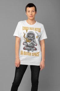 Tendies Taste Better in Space - Premium Short & Long Sleeve T-Shirts Unisex
