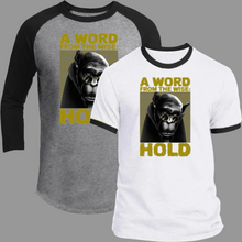 Load image into Gallery viewer, Word from the Wise - Raglan Jerseys &amp; Ringer Tees