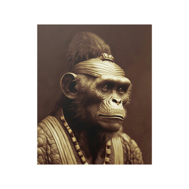 Historical Ape - posters in various sizes, portrait