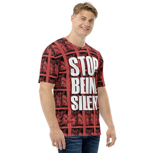 Stop Being Silent - AOP Crew Neck T-shirt Short Sleeve