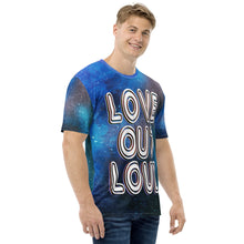 Load image into Gallery viewer, Love Out Loud - AOP Crew Neck T-shirt Short Sleeve