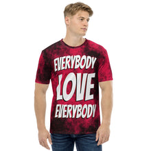 Load image into Gallery viewer, Everybody Love Everybody - AOP Crew Neck T-shirt Short Sleeve