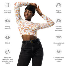 Load image into Gallery viewer, AMC stock themed crop top with long sleeves