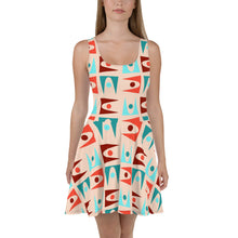 Load image into Gallery viewer, Mid Maude Retro Digital - Skater Dress