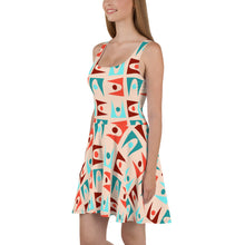 Load image into Gallery viewer, Mid Maude Retro Digital - Skater Dress