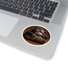 Load image into Gallery viewer, Sleeping Baby Ape Varsity - Kiss-Cut Stickers, 4 size options