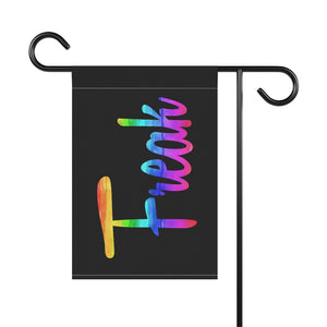 Freak Flag Garden & House Banner Pole Not Included for Pride Month LGBTQIA+ Ally Lawn Ornament in 2 sizes outdoor flag