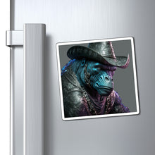 Load image into Gallery viewer, Ape Space Cowboy Royalty - Magnets 3x3, 4x4, 6x6