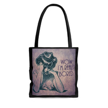 Load image into Gallery viewer, Wow I&#39;m Really Bored - AOP Tote Bag, 3 size options