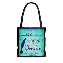 Load image into Gallery viewer, RSVP as Pending - AOP Tote Bag, 3 size options