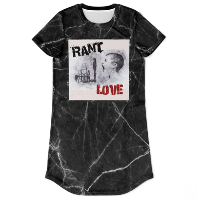 Rant Love T-Shirt Dress Lounge Wear