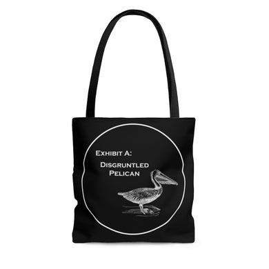 Disgruntled Pelican - AOP Tote Bag, 3 size options