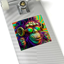 Load image into Gallery viewer, Cosmic Apes Trippy - Kiss-Cut Stickers, 4 size options