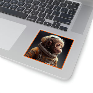 Space Ape Orange Suit - Kiss-Cut Stickers, 4 size options
