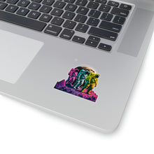 Load image into Gallery viewer, Moon Walk Neon - Kiss-Cut Stickers, 4 size options