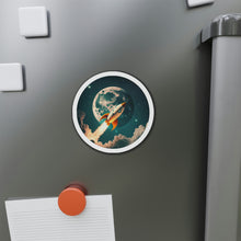 Load image into Gallery viewer, Rocket to Moon Kiss-Cut Magnets