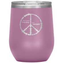 Load image into Gallery viewer, Find Your Frequency - Wine Tumbler 12 oz Lt Purple