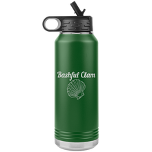 Load image into Gallery viewer, Bashful Clam - Water Bottle, Stainless Steel, 32 oz Tumbler