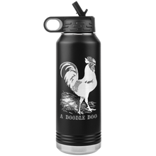 Load image into Gallery viewer, Cock-A-Doodle-Doo - Water Bottle, Stainless Steel, 32 oz Tumbler