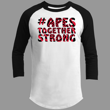 Load image into Gallery viewer, #APESTOGETHERSTRONG Raglan Jerseys &amp; Ringer Tees