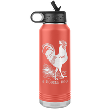 Load image into Gallery viewer, Cock-A-Doodle-Doo - Water Bottle, Stainless Steel, 32 oz Tumbler