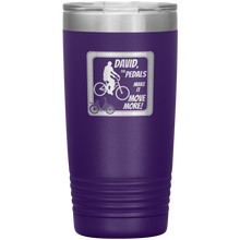 Load image into Gallery viewer, Pedals Make it Move More - Vacuum Tumbler Reusable Coffee Travel Cup 20 oz