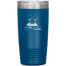 Load image into Gallery viewer, This Wine is Awful. Get Me Another Glass. - Vacuum Tumbler Reusable Coffee Travel Cup 20 oz