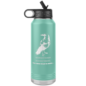 Crows Welcome Moira - Water Bottle, Stainless Steel, 32 oz Tumbler