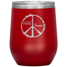 Load image into Gallery viewer, Find Your Frequency - Wine Tumbler 12 oz Red